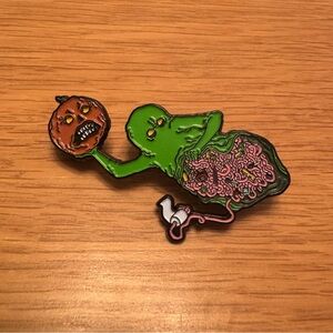 Kneehigh Horror Enzo Garza Collab Halloween Enamel Pin